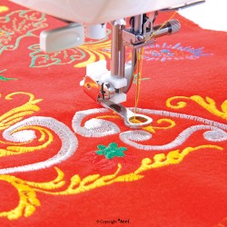 Embroidery foot TEXI 0009 for household machine