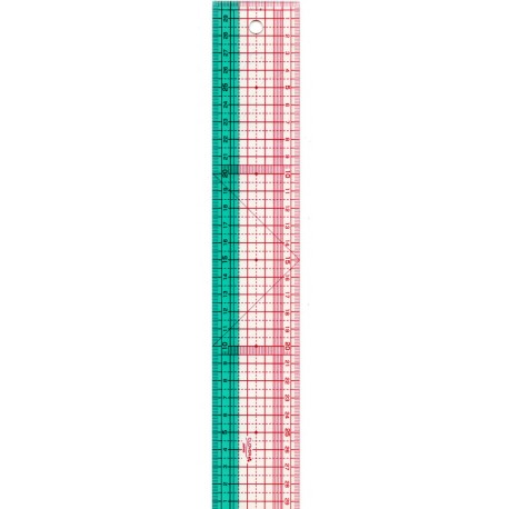 Graph Ruler, 50x300 mm, metric scale, art.7702