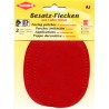 Facing patches of immitation leather art. 893-03 red/2 x 11 cm x 8.5 cm