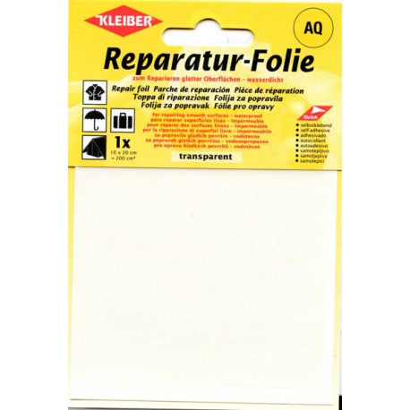 Repair foil art.481-50 transparent, 10 cm x 20 cm/100% polyester-PU