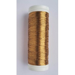 Metallic Thread "SILVA 40N", color 1862 - dark gold/250 m