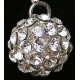 Metalinis rutulys-pakabukas su Swarovski kristalais art.40512/13mm