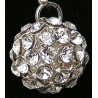 Metalinis rutulys-pakabukas su Swarovski kristalais art.40512/13mm