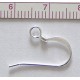 Hook Ear Wire art.PK06SP, silver plated/2 pcs.