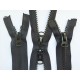 Plastic P80 two way open end zipper, 90 cm, black/1 pc.