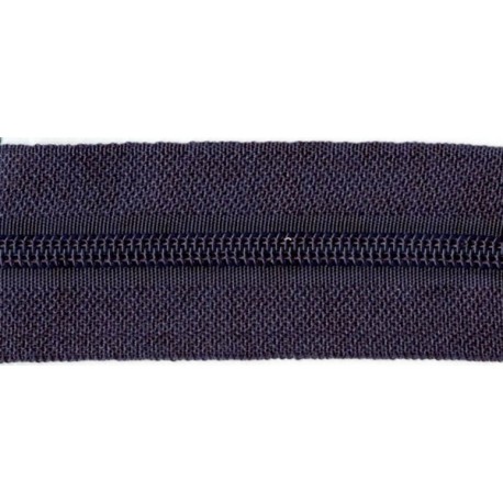 Nylon Zipper Long Chain No.3 with cord color 058 - navy/1 m