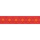 Flower Lace Trim art. T-32 color 1875 - orange/1 m