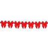 Appliqué ribbons made of bows art. T-22 color 1860 -red/1 m