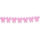 Appliqué ribbons made of bows art. T-22 color 1970 - pink/1 m