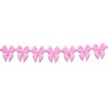 Appliqué ribbons made of bows art. T-22 color 1970 - pink/1 m
