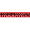 Appliqué ribbons made of bows art.T-55 color 4470 - black/1 m