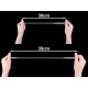 Silikoninė juostelė petnešėlėms 10x0.32 mm skaidri/1 m