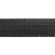 Medvilnės-poliesterio diržo juosta 25x2.0mm juoda/1 m