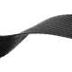 Medvilnės-poliesterio diržo juosta 25x2.0mm juoda/1 m