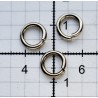 Metal O-ring of steel wire 6/1.6 mm nickel /25 pcs.