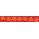 Juostelė iš gėlyčių-ramunių art.T-19, spalva 1875 - oranžinė/1 m