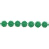 Juostelė iš gėlyčių-ramunių art.T-19, spalva 3600 - žalia/1 m