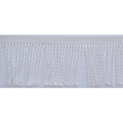 Fringe Trim art.PP-60, 60 mm, polypropylene, color 001 - off white/1 m