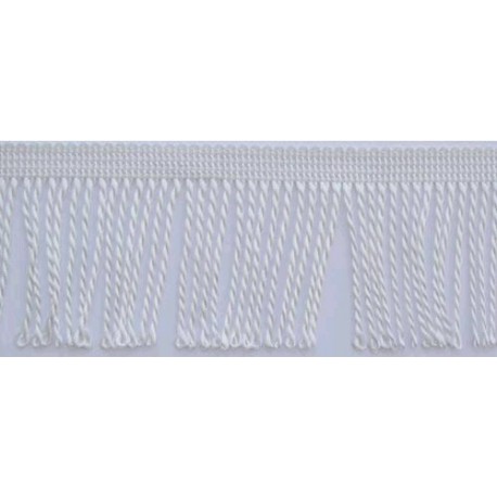 Fringe Trim art.PP-60, 60 mm, polypropylene, color 001 - off white/1 m