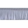 Fringe Trim art.PP-60, 60 mm, polypropylene, color 801 - silver/1 m