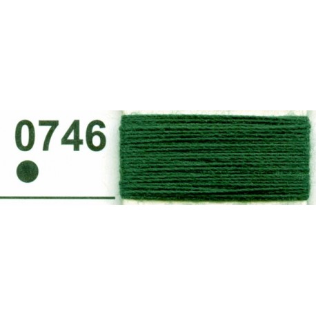 Sewing threads Talia 30/70m  for heavy fabrics, jeans, upholstery, leather, color 746 - dark green