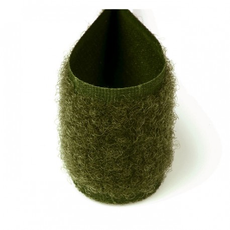 Kibi juosta 20 mm švelni pusė, spalva 170 - alyvuogių/1m