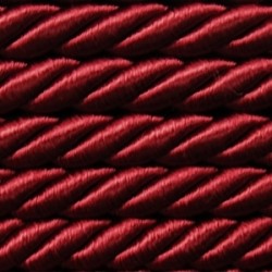 Viscose-cotton Piping Trim WS-5/T, color - bordeaux/1m