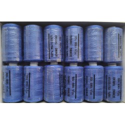 Sewing threads 50 S/2, kolor 255-blue/1000Y