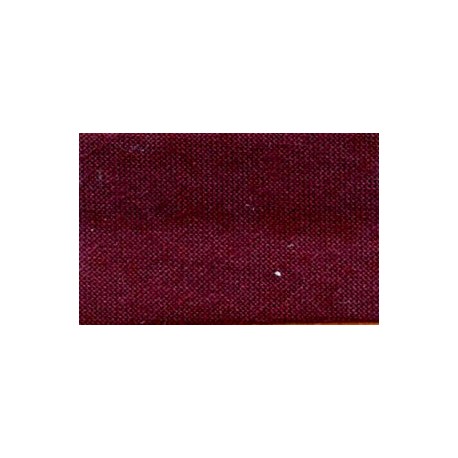 Medvilninis apsiuvas (kantas) su virvute, 10 mm, spalva 120 - tamsi bordo/1 m