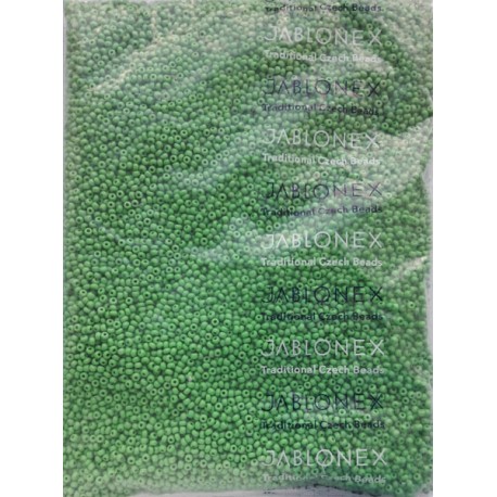 "Preciosa" Seed Beads, size 10/0, light green/50 g