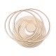 Set of wooden hoops for a dream catcher / for decoration 16 pcs