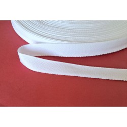Cotton Twill Tape 20 mm white/1 m