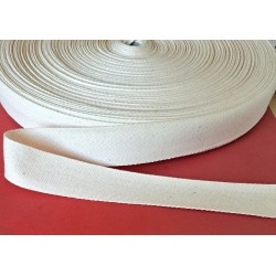 Cotton Twill Tape 30 mm ecru/1 m