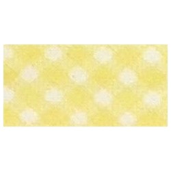 Single Fold printed Bias Binding Cotton Width 20 mm color 145 - yellow/1 m