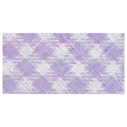 Single Fold printed Bias Binding Cotton Width 20 mm color 152 - lilac/1 m