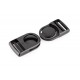 Rotary Plastic Buckle SB08/25 mm/black/1 pc.