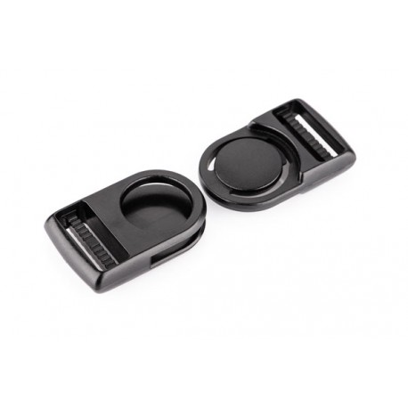 Rotary Plastic Buckle SB08/25 mm/black/1 pc.