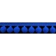 Pom pom trim PA-18, color 503 - blue/1 m