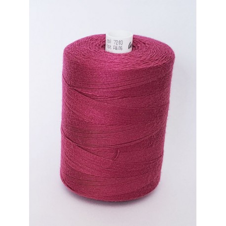 Spun polyester threads Talia 30/1000 m, color 7203 - dark pink/1pc.