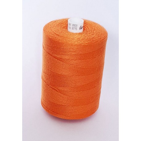 Spun polyester threads Talia 30/1000 m, color 920 - orange/1pc.