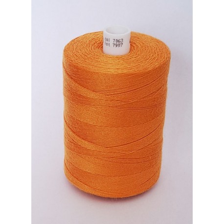 Spun polyester threads Talia 30/1000 m, color 7063 - orange/1pc.