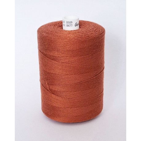 Spun polyester threads Talia 30/1000 m, color 8009 - dark orange/1pc.