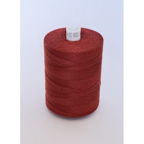 Spun polyester threads Talia 30/1000 m, color 8013 - dark orange/1pc.