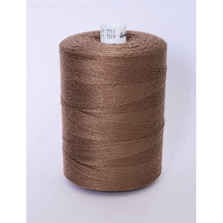 Spun polyester threads Talia 30/1000 m, color 7711 - brown/1pc.