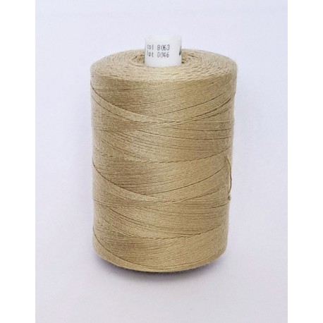 Spun polyester threads Talia 30/1000 m, color 8063 - beige/1pc.