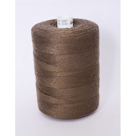 Spun polyester threads Talia 30/1000 m, color 8087 - brown/1pc.