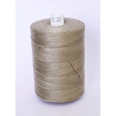 Spun polyester threads Talia 30/1000 m, color 7741 - beige/1pc.