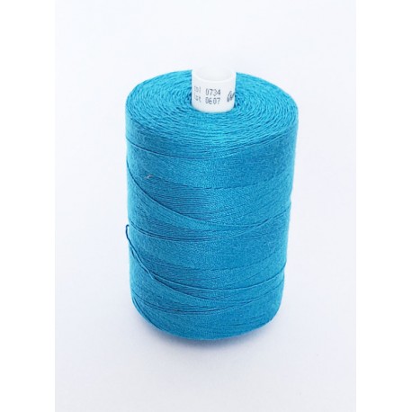 Spun polyester threads Talia 30/1000 m, color 734 - turquoise/1pc.