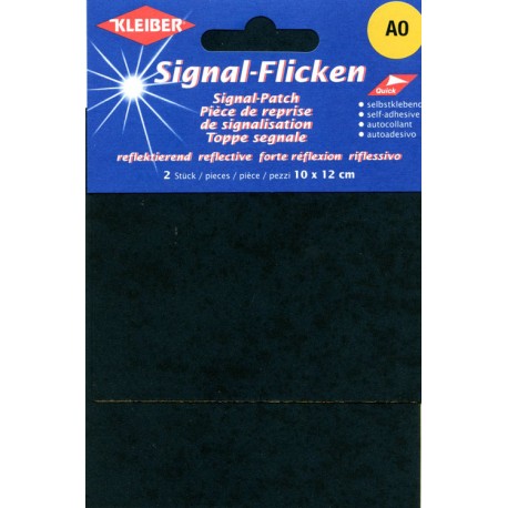 Reflective Signal-Patch 2 x 10 x 12 cm black