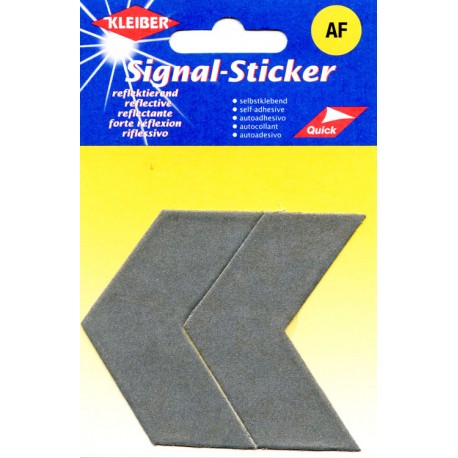 Reflective Signal-Sticker "Arrow" silver/2 pcs.